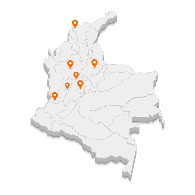 Mapa de Colombia Proceder3